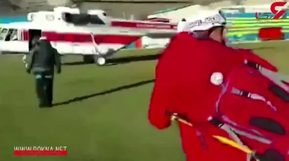 عملیات برای رسیدن به لاشه هواپیمای مسافربری در کوه دنا + فیلم