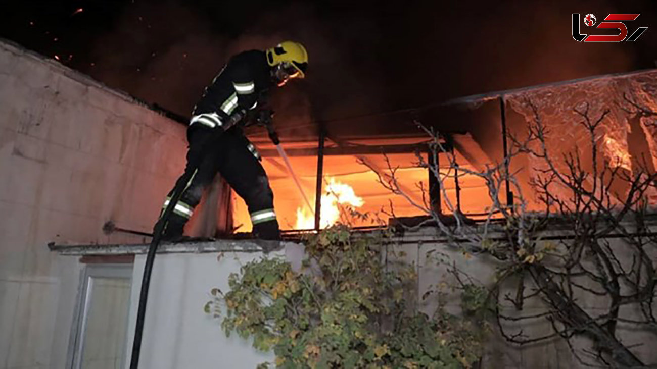 آتش سوزی در ساختمان دهیاری خلیفه محله رودسر