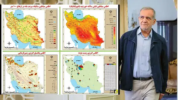 آقای پزشکیان دولت شما میتواند برند انرژی تجدیدپذیر کشور باشد با تیتر : «ایران غول صادرات انرژی سبز»!