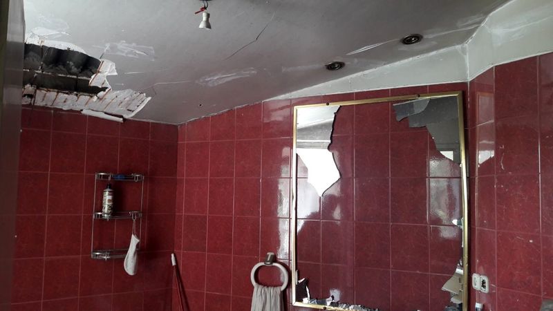 خسارت منزل آسیب دیدگان از جنگ