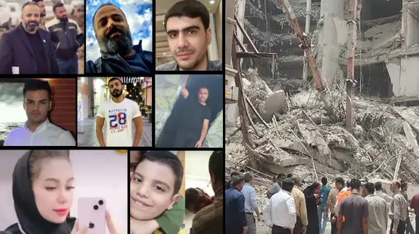 اولین عکس ها از قربانیان متروپل آبادان / آخرین گرفتارشدگان نجات یافتند + فیلم