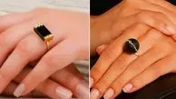 زیباترین مدل های انگشتر نگین مشکی برای تیپ جذاب بانوان