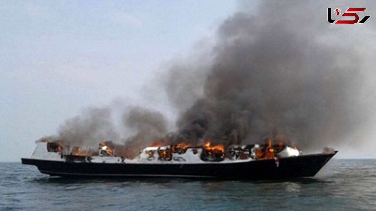 7 کشته در آتش سوزی یک کشتی مسافربری اندونزی