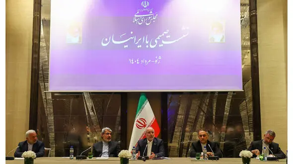 رئیس مجلس: ایرانیان دلخوری و گلایه‌مندی را برای عزت و حفظ یکپارچگی ایران کنار گذاشتند/ ایرانیان خارج از کشور باید در مجلس نماینده داشته باشند