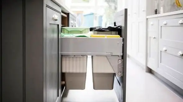 ایده هایی برای قرار دادن سطل زباله در آشپزخانه