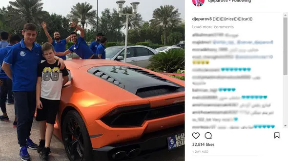 جپارف سوار بر خودرو های لوکس جزیره کیش + تصاویر 