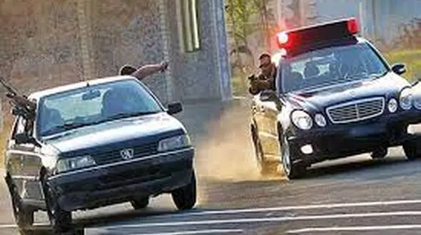 تعقیب و گریز نفس گیر پلیس برای توقیف خودرو مسروقه