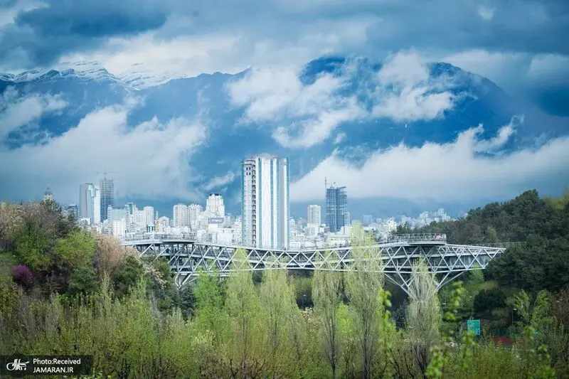 عکس پل طبیعت