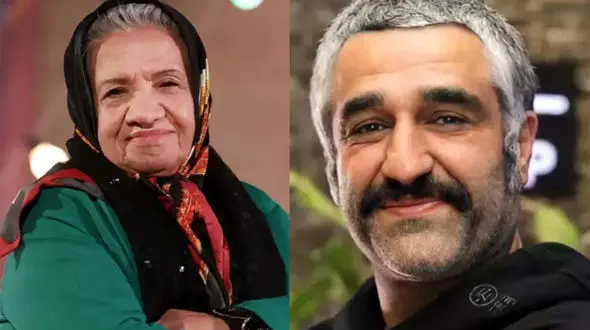 فیلم / گیتی معینی : مش ممد سبزی فروش 200 تا زن دورشن توقع داری پژمان جمشیدی که هم خوشگله هم معروف   ... بیاد توی دختر 20 ساله رو رو خرکش کنه دست و پاتو ببنده و ....