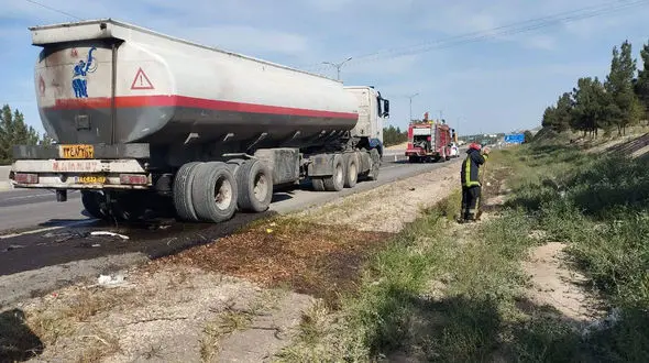 این صحنه مثل فیلم های سینمایی وحشتناک است ! / آتش نشانان بموقع رسیدند !