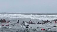 واژگونی قایق قاچاقچیان انسان در ساحل سن دیگو / 3 نفر کشته شدند + فیلم و عکس