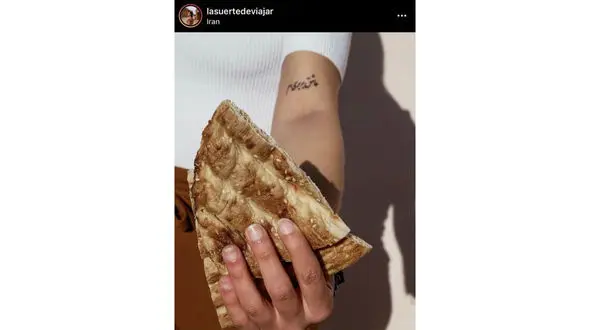 نان بربری در اروپا غوغا کرد ! / توریست اسپانیایی هم عاشقش شد  + عکس 