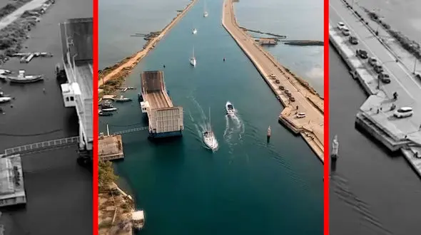 فیلم جزیره یونانی وابسته به یک پل شناور