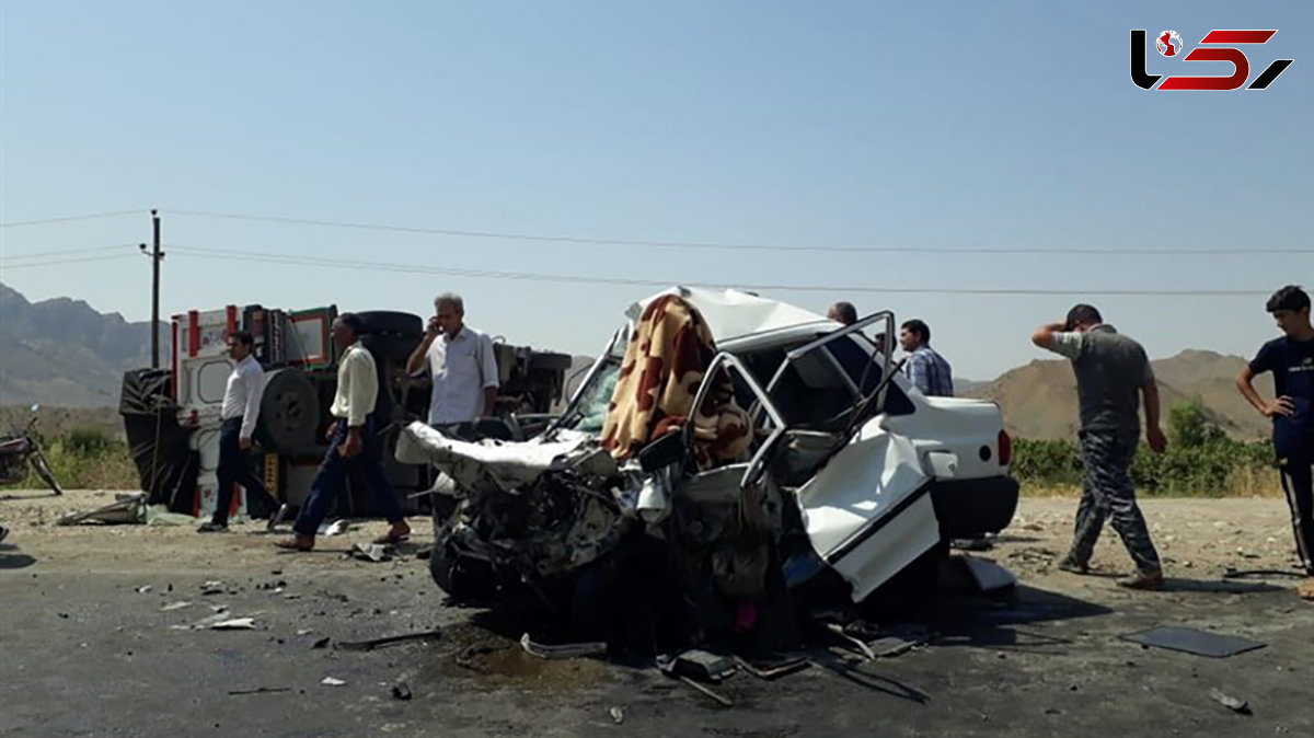  وقوع تصادف در محور پلدختر به خرم‌‌آباد/ ۵ نفر مصدوم و یک نفر فوت شدند