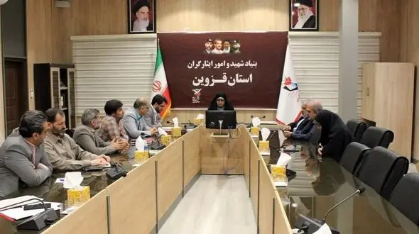 مراسم معارفه معاون توسعه مدیریت بنیاد قزوین برگزار شد