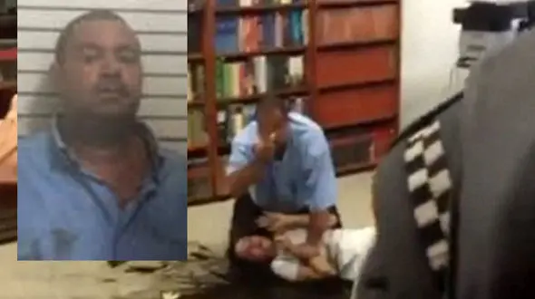 حمله به قاضی زن در جلسه دادگاه یک زن و شوهر + فیلم