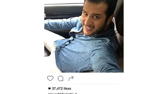 سلفی جالب سیاوش خیرابی +عکس