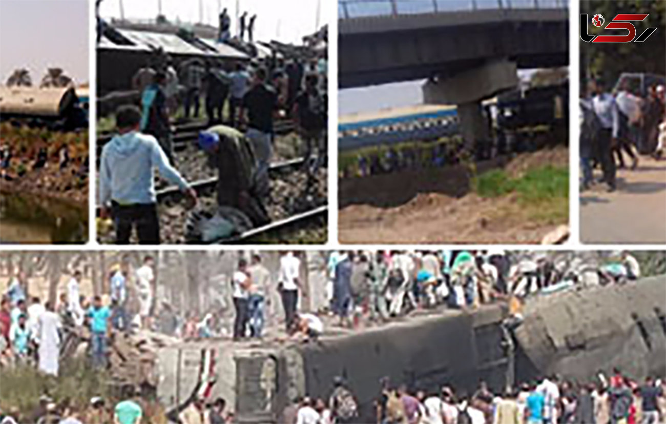 واژگون شدن واگن‎های یک قطار در جنوب قاهره/ 3 نفر کشته و 20 نفر دیگر زخمی شدند