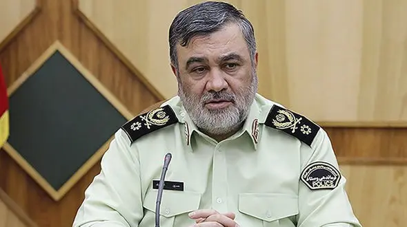 سردار اشتری فرمانده انتظامی ایران توسط امریکا تحریم شد