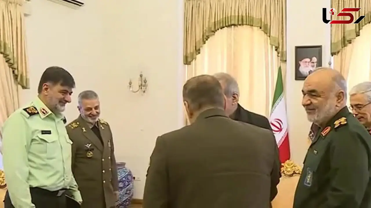 فرماندهان نظامی با رئیس‌جمهور منتخب دیدار و گفت‌وگو کردند