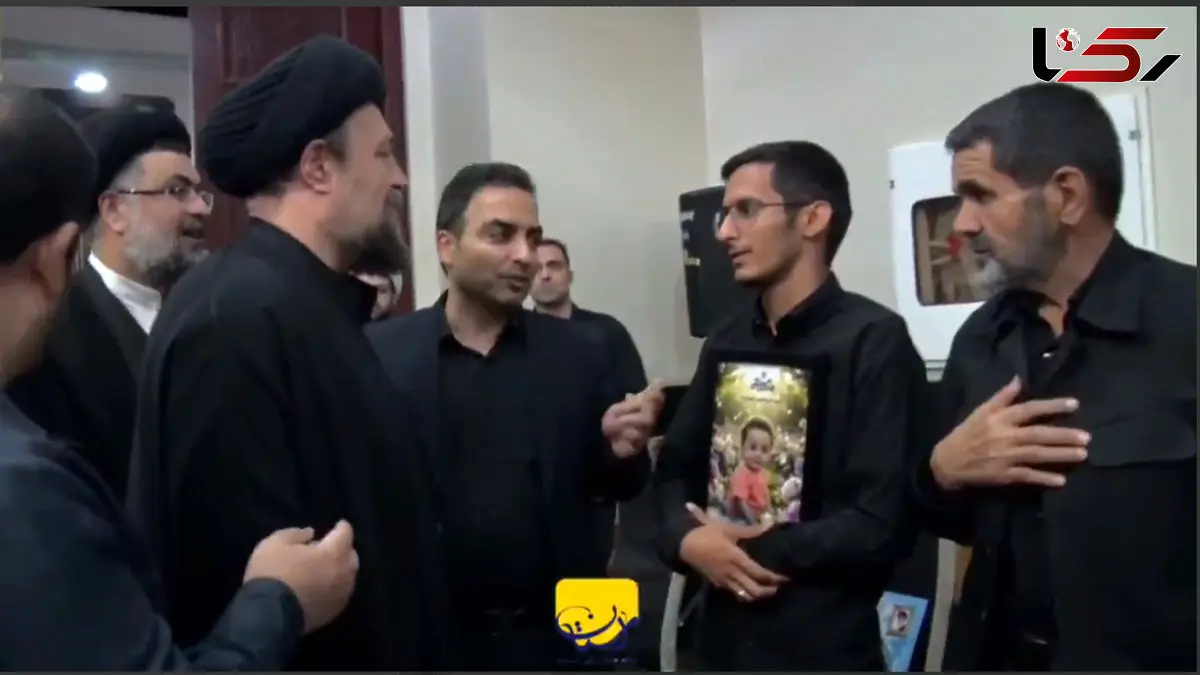 دیدار یادگار امام با خانواده‌های شهدای پاکدشت در شب عاشورای حسینی