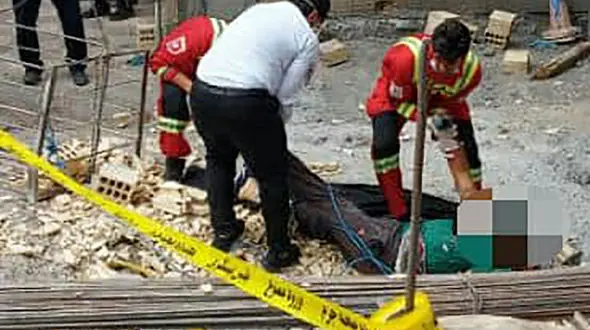 سقوط مرگبار از یک ساختمان در خرم آباد + عکس جنازه مرد جوان 