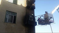 نجات 30 نفر از آتش‌سوزی یک مجتمع مسکونی جنوب تهران +عکس