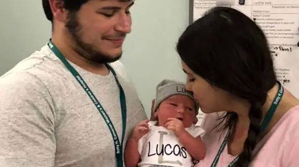 اشتباه مرگبار پدر جوان در خواباندن نوزادش! + عکس 