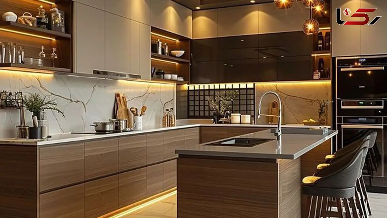 طراحی کابینت شیک و مدرن برای دکوراسیون منحصر به فرد آشپزخانه شما