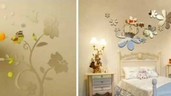 تزیین بسیار زیبای منزل و اتاق ها با آینه