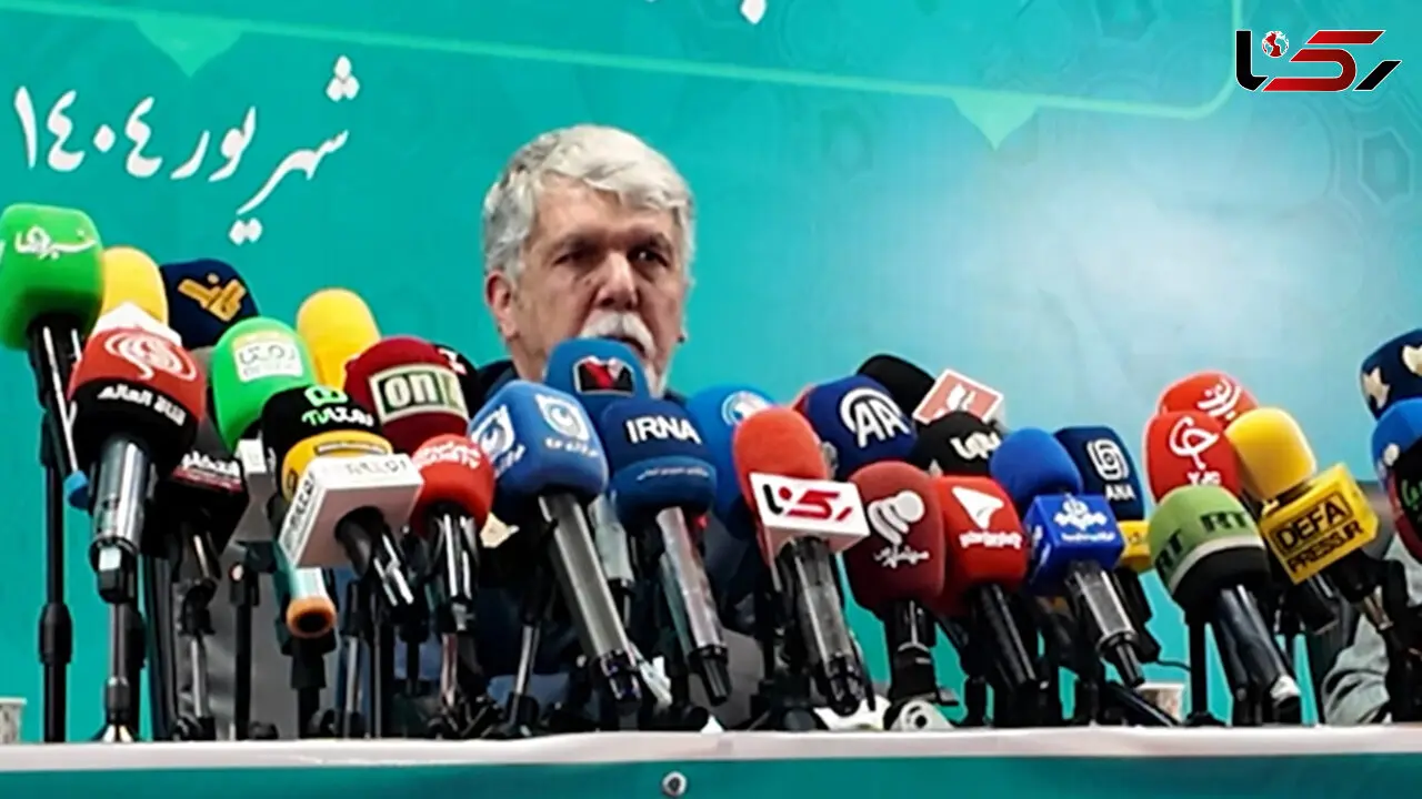 قطع برق در نشست خبری وزیر ارشاد
