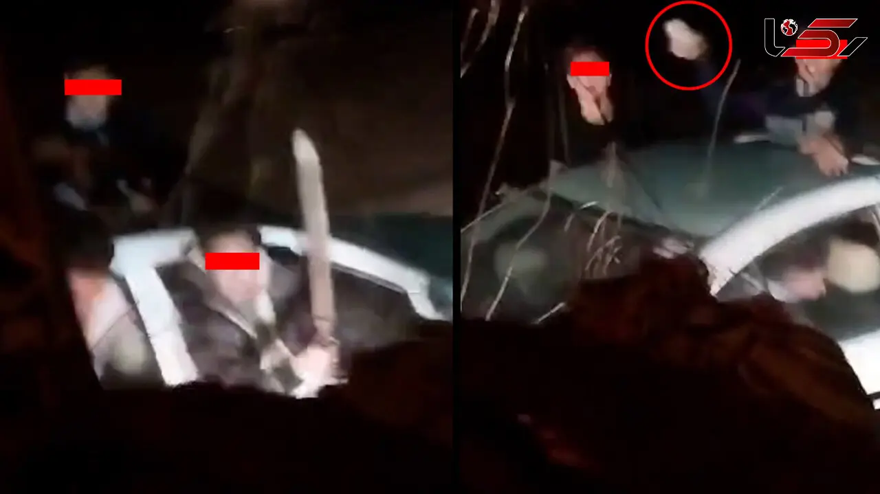 بازداشت حمله کنندگان به اتوبوس مسافربری جاده کرمان + فیلم