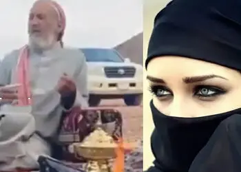 عجیب ترین شوهر جهان ! / هیچ وقت صورت زن زیبایش را ندیده / 47 سال ازدواج با 10 فرزند + عکس