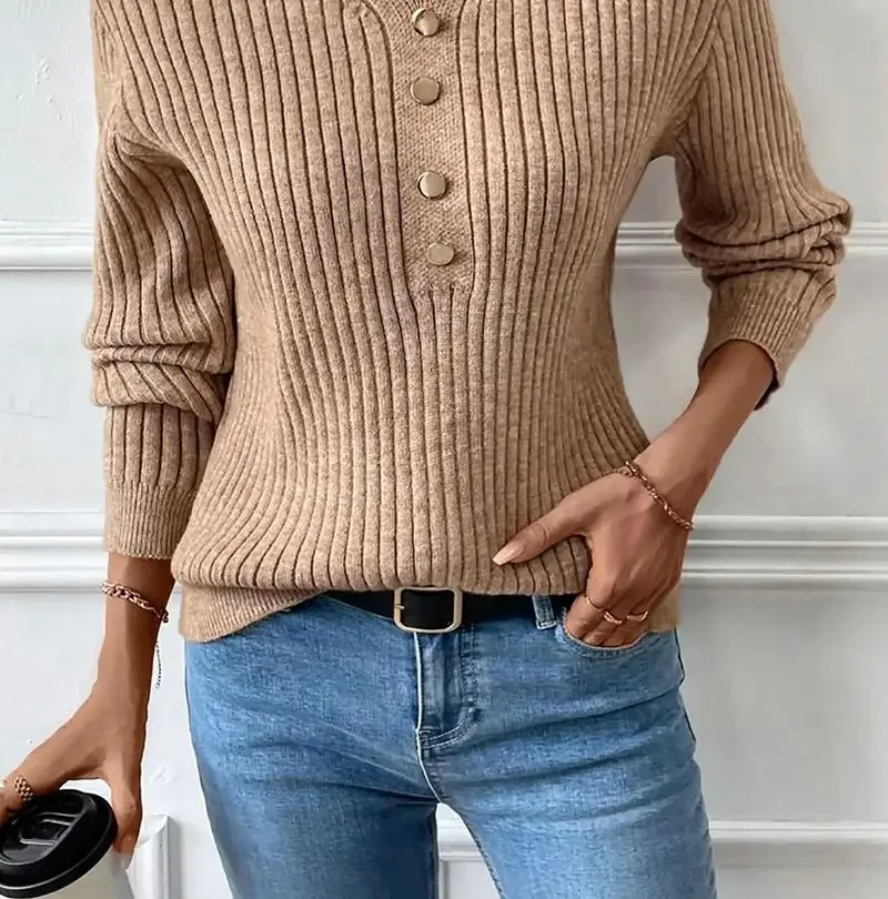 پیراهن گرم پاییزی زنانه