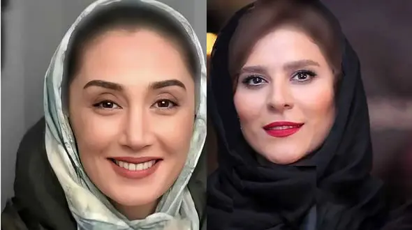 عکس های سحر دولتشاهی و هدیه تهرانی با ابروهای پیوندی ! / چقدر فرق می کنند !