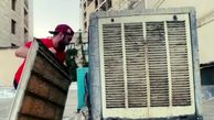 خلاقیت خنده دار جوان ایرانی برای راه اندازی کولر به کمک موتور هوندا در زمان قطعی برق حماسه آفرید/ هنر نزد ایرانیان است و بس