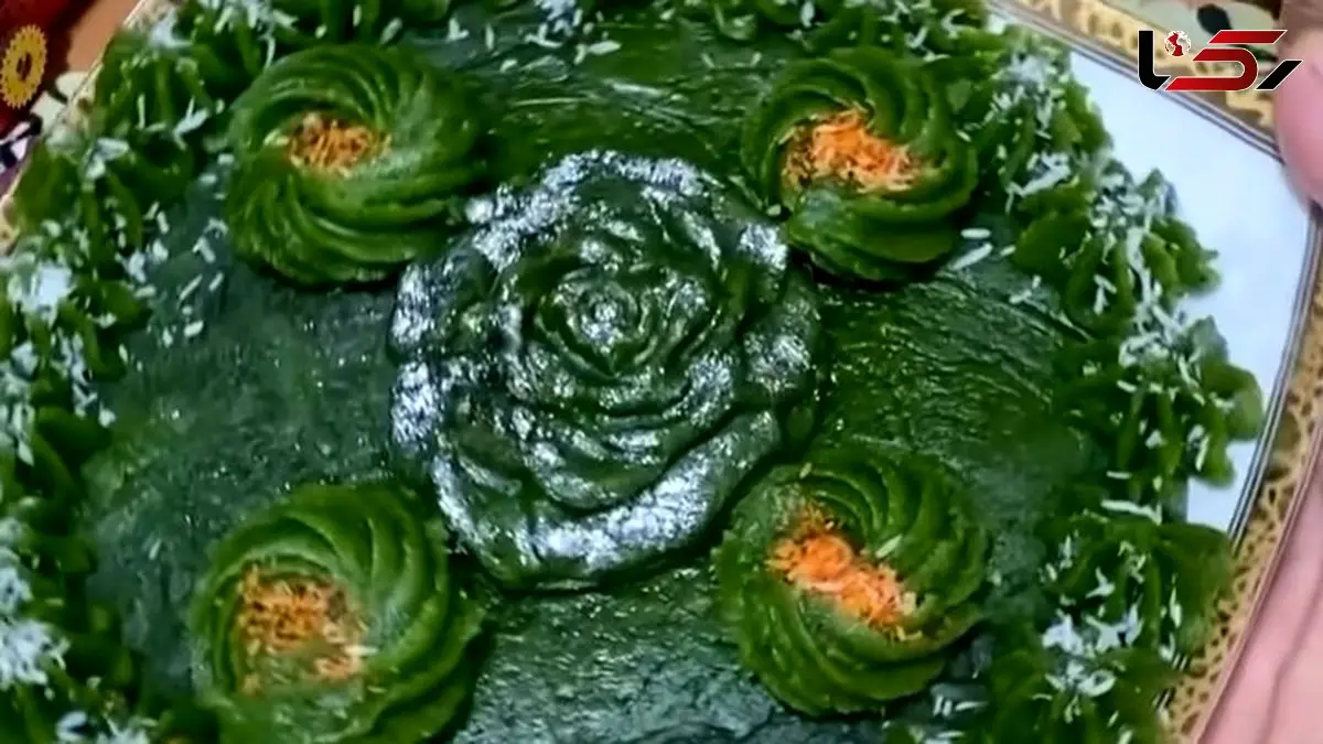 طرز تهیه حلوای اسفناج / فیلم