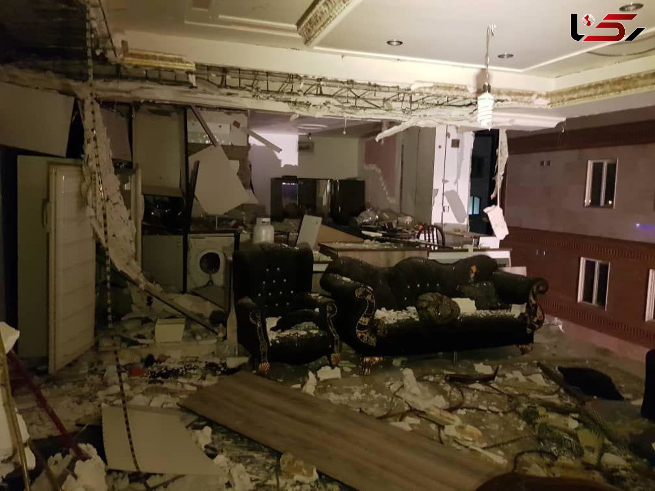 عجیب ترین عکس ها از انفجار یک خانه در جنوب تهران ! 