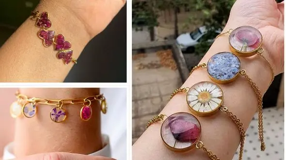 اکسسوری رزینی ترند شد! گل خشک و ژئودهای مینیمال، انتخاب‌ های 2025