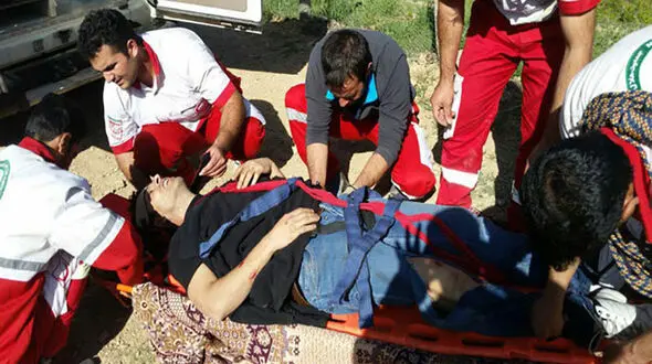 نجات جان کوهنورد زنجانی در منطقه ییلاق طارم
