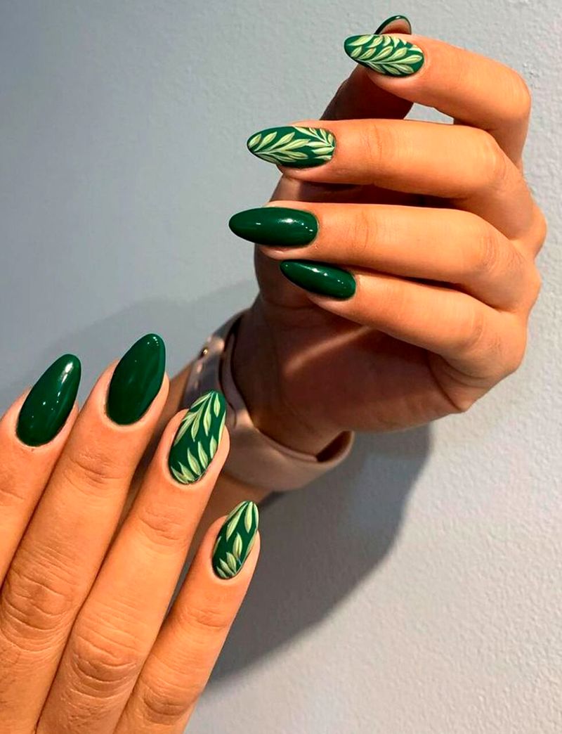 لاک ناخن ژل آیس سبز