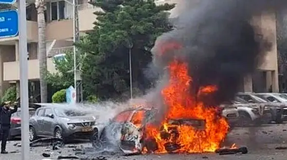 انفجار خودرو در تل‌آویو