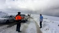 وحشت 80 مسافر  در جاده برفی تکاب 