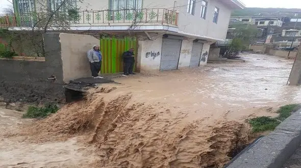 مشاهده سیل در بروجرد + فیلم