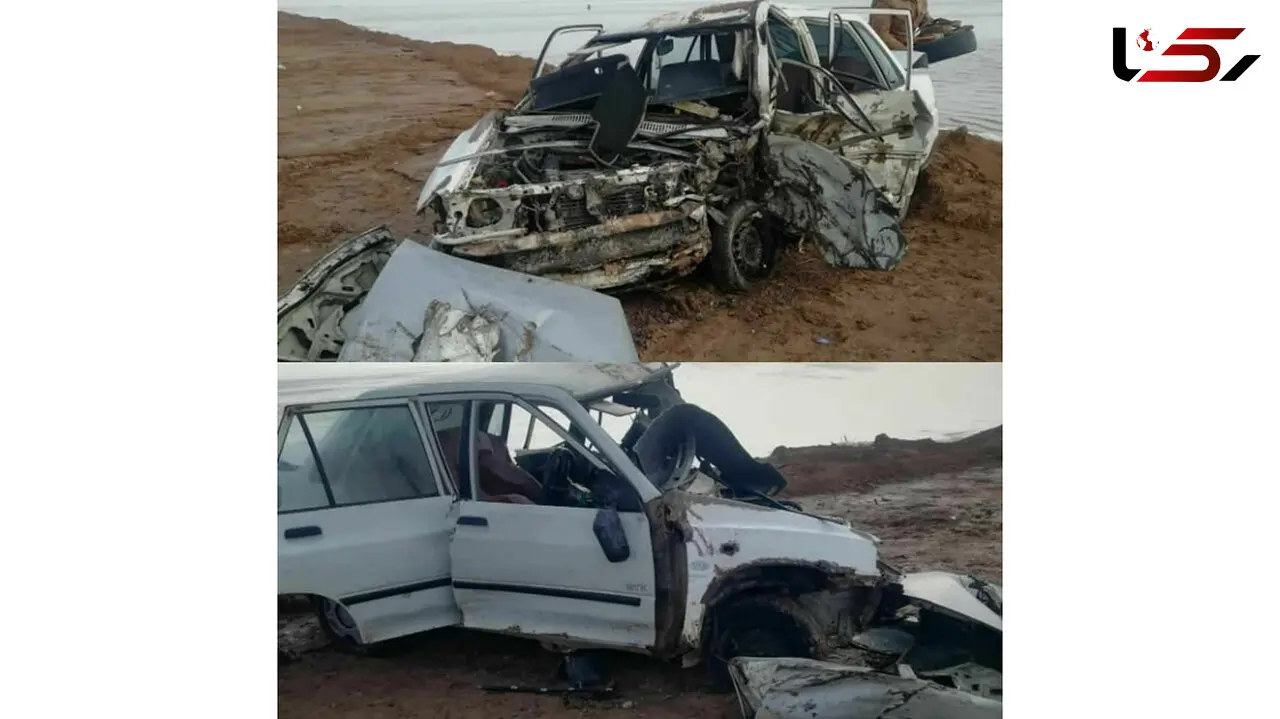 تصادف مرگبار 2 پراید در آبادان