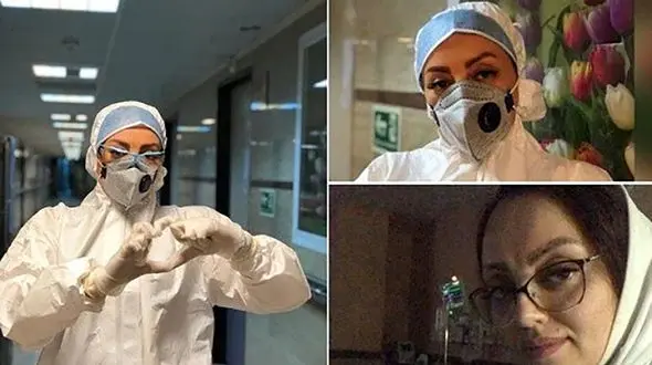 خانم پرستار تهرانی به پدر شهیدش پیوست! + عکس ها