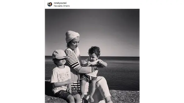 بازیگر زن مهاجرت کرده همراه با باشکوه ترین احساس انسانی 