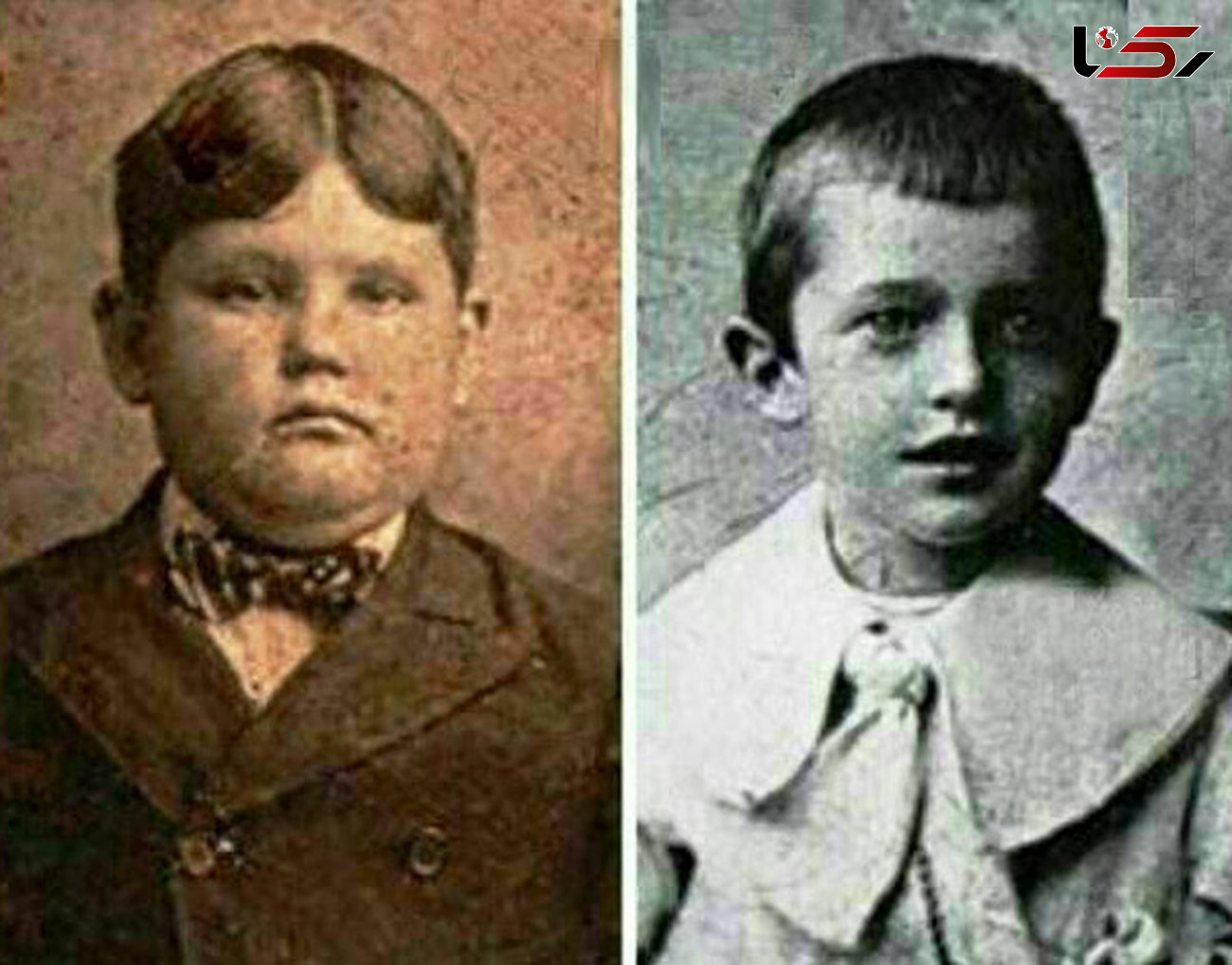عکسی جالب از کودکی دو کمدین بزرگ
