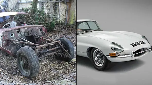 جگوار منحصربفرد55 ساله چگونه بازسازی شد