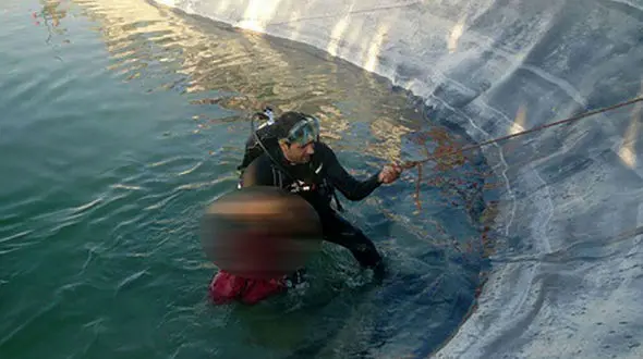 جوانی در استخرذخیره آب آران و بیدگل خفه شد